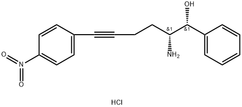 (1R,2R)-2-امینو-6-(4-نائٹروفینیل)-1-فینیل ہیکس-5-yn-1-اول ہائیڈروکلور