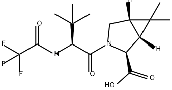 (1R,2S,5S)-3-((S)-3,3-dimethyl-2-(2,2,2-trifluoroacetamido)butanoyl)-6,6-dimethyl-3-azabicyclo[3.1.0]hexane -2-کاربو آکسیلک ایسڈ