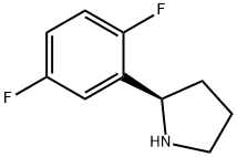 (2R)-2-(2,5-DIFLUOROPHENYL)پائرولائیڈائن