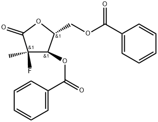 ((2R,3R,4R)-3-(benzoyloxy)-4-fluoro-4-methyl-5-oxotetrahydrofuran-2-yl)میتھائل بینزویٹ