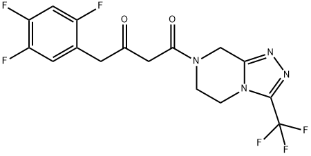 (2Z)-4-Oxo-4-[3-(trifluoromethyl)-5,6-dihydro-[1,2,4]triazolo[4,3-a]pyrazine-7(8H)-yl]-1- (2,4,5-trifluorophenyl)butan-2-one