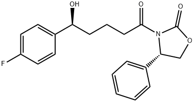 (4S)-3-[(5R)-5-(4-FLUOROPHENYL)-5-HYDROXYPENTANOYL]-4-Phenyl-1,3-OXAZOLIDIN-2-ONE