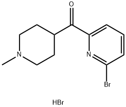 (6-bromopyridin-2-yl)-(1-methylpiperidin-4-yl) میتھانون ہائیڈروبومائڈ