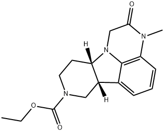 (6bR,10aS)-Ethyl 3-methyl-2-oxo-2,3,6b,7,10,10a-hexahydro-1H-pyrido[3',4':4,5]pyrrolo[1,2,3 -de]کوئنوکسالین-8(9H)-کاربو آکسیلیٹ