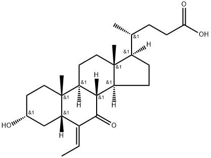 (E)-3α-hydroxy-6-ethylidene-7-keto-5β-cholan-24-oic ایسڈ