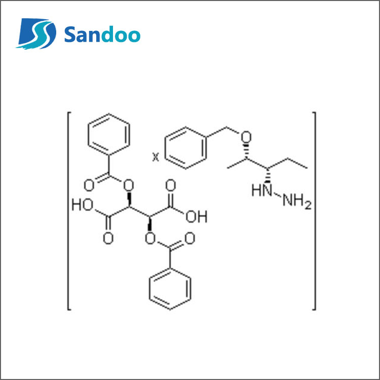[S-(R',R')]-2,3-Bis(Benzoyloxy)Butanedioic Acid Compd. [S-(R',R')]-[1-Ethyl-2-(Phenylmethoxy)Propyl]hydrazine کے ساتھ