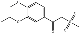 1-(3-Ethoxy-4-Methoxyphenyl)-2-(Methylsulfonyl) ایتھنون
