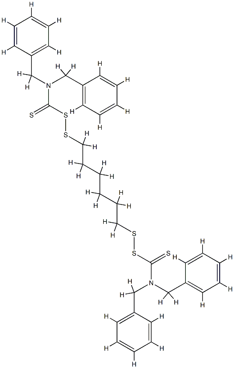1,6-Bis(N,N′-dibenzylthiocarbamoyldithio)-ہیکسان