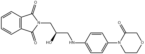 1H-ISOINDOLE-1,3(2H)-DIONE, 2-[(2R)-2-HYDROXY-3-[[4-(3-OXO-4-Morpholinyl)PHENYL]AMINO]PROPYL]-