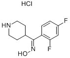 2,4-Difluorophenyl-(4-piperidinyl) methanone oxime hydrochloride