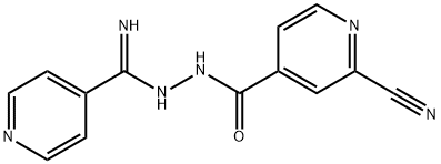 2-Cyano-N'-(imino(pyridin-4-yl)methyl)isonicotinohydrazide