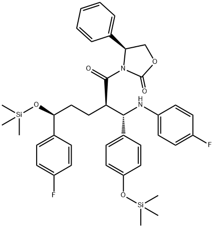 3۔ oxo-5-[(trimethylsily)-oxy]pentyl]-4-phenyl-(4S)-2-oxazolidinone