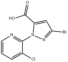 3-BroMo-1-(3-chloropyridin-2-yl)-1H-pyrazol-5-carboxylic acid