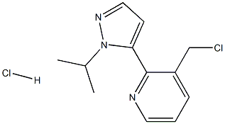 3-(chloromethyl)-2-(1-isopropyl-1H-pyrazol-5-yl)پائریڈائن ہائیڈروکلورائیڈ