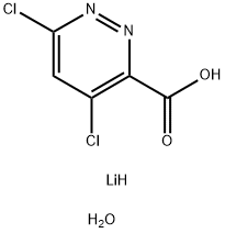 3-Pyridazinecarboxylic acid، 4,6-dichloro-، لتیم نمک، ہائیڈریٹ (1:1:1)
