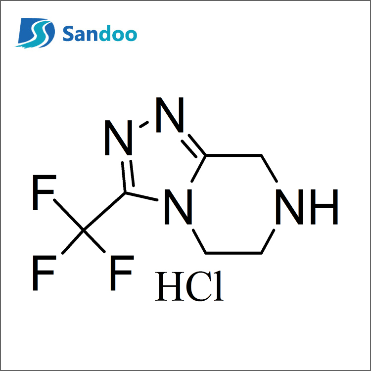 3-(ٹرائی فلورومیتھائل)-5,6,7,8-ٹیٹراہائیڈرو-[1,2,4]Triazolo[4,3-Î±]Pyrazine Hydrochloride