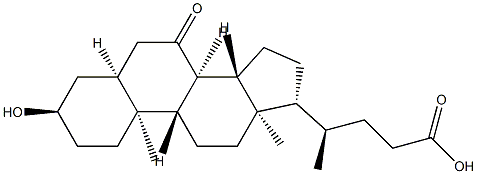 3alpha-Hydroxy-7-oxo-5beta-cholanic acid