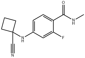4-((1-cyanocyclobutyl)امائنو)-2-fluoro-N-methylbenzamide