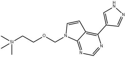 4-(1H-PYRAZOL-4-YL)-7-((2-(TRIMETHYLSILYL)Ethoxy)METHYL)7H-PyRROLO[2,3-D]PYRIMIDINE