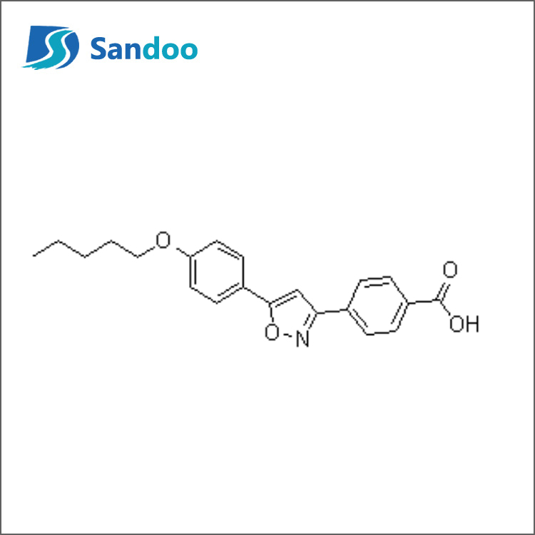 4- [5-(4-Pentyloxyphenyl)isoxazol-3-yl]بینزوک ایسڈ