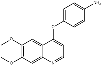 4-(6,7-Dimethoxyquinolin-4-yl)oxy)aniline