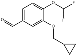 4- (Difluoromethoxy)-3- (cyclopropylmethoxy) بینزالڈہائیڈ
