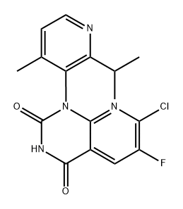 7-chloro-6-fluoro-(1M)-1-[4-methyl-2-(propan-2-yl)pyridin-3-yl]pyrido[2,3-d]pyrimidine-2,4(1H, 3H) - ڈائون