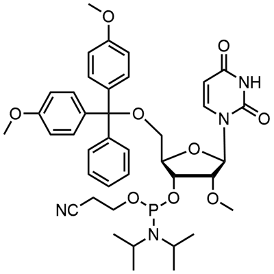 DMT-2'O-Methyl-rU فاسفورامائڈائٹ