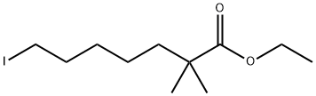 Heptanoic ایسڈ، 7-iodo-2,2-dimethyl-، ethyl ester