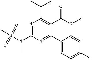 میتھائل 4-(4-فلوروفینائل)-6-آئسوپروپل-2-[(N-methyl-N-methylsulfonyl)امینو]پائریمائڈائن-5-کاربو آکسیلیٹ
