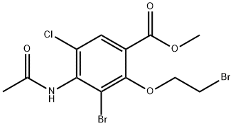 میتھائل 4-(acetylaMino)-3-broMo-2-(2-broMoethoxy)-5-chlorobenzoate
