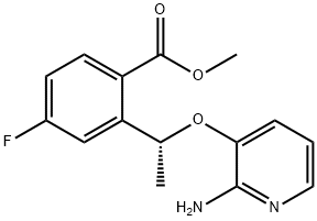 میتھائل(R)-2-(1-((2-aminopyridin-3-yl)oxy)ethyl)-4-fluorobenzoate
