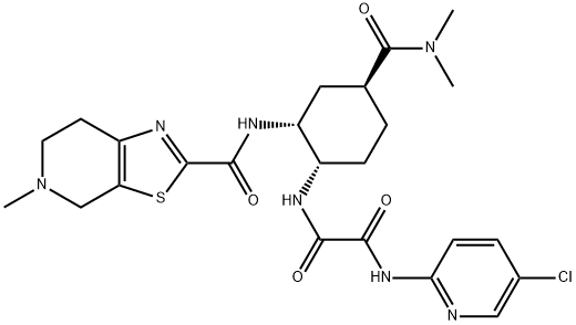 N-(5-Chloropyridin-2-yl)-N'-[(1S,2R,4S)-4-[(dimethylamino)carbonyl]-2-[[(5-methyl-4,5,6,7- ٹیٹراہائیڈروتھیازولو