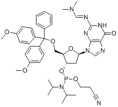 N4-(DIMETHYLAMINO)METHYLENE-5'-O-(Dimethoxytrityl)-2'-DEOXYGUANOSINE-3'-N,N-DIISOPROPYL (CYANOETHYL) فاسفورامیڈائٹ