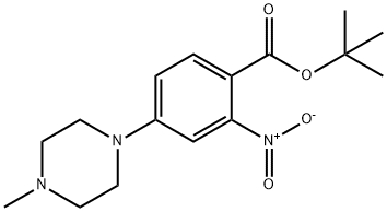 tert-butyl 4-(4-methylpiperazin-1-yl)-2-nitrobenzoate